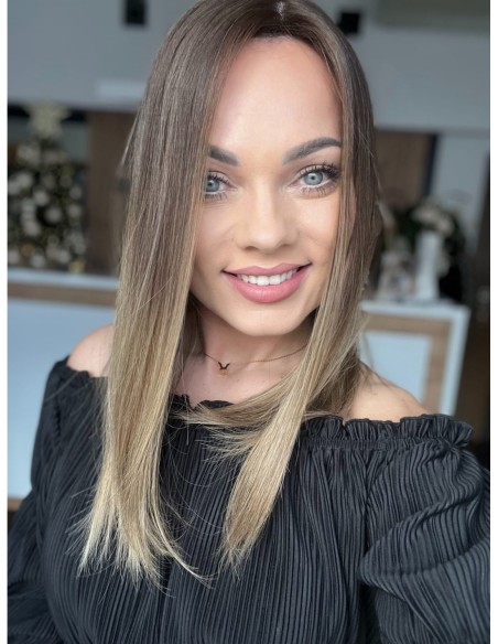 GABI 40-45 CM-TOPPER Z WŁOSÓW NATURALNYCH-PREMIUM