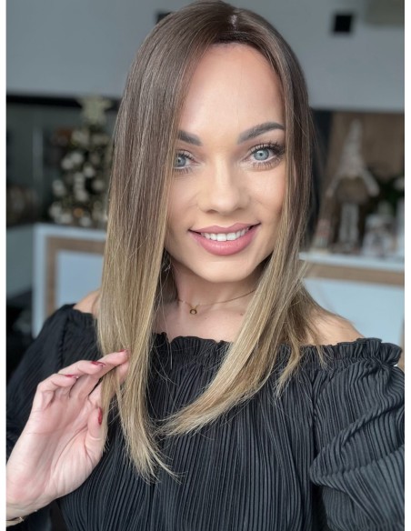 GABI 40-45 CM-TOPPER Z WŁOSÓW NATURALNYCH-PREMIUM