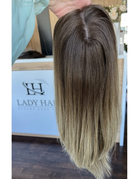 GABI 40-45 CM-TOPPER Z WŁOSÓW NATURALNYCH-PREMIUM