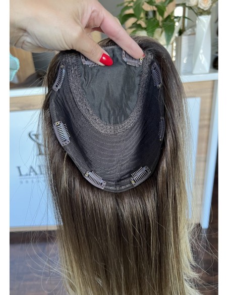 GABI 40-45 CM-TOPPER Z WŁOSÓW NATURALNYCH-PREMIUM