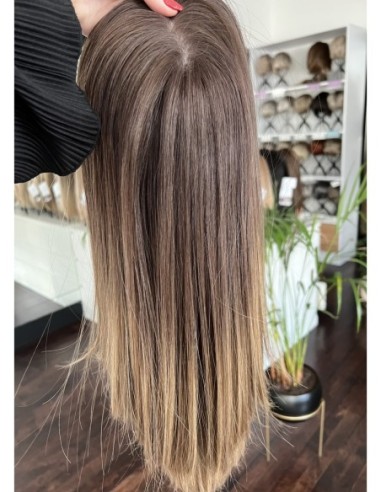 GABI 40-45 CM-TOPPER Z WŁOSÓW NATURALNYCH-PREMIUM