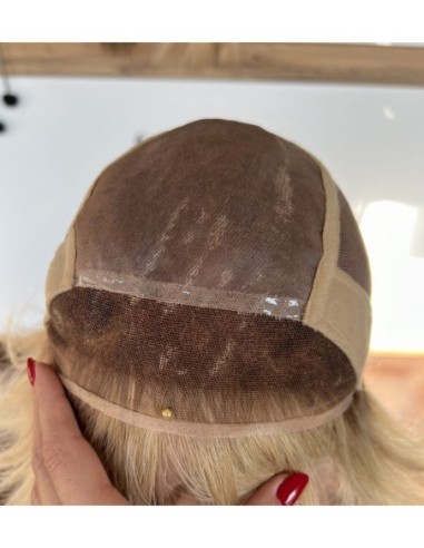 Idalia LRll-Krótka peruka z włosów naturalnych  S/M z grzywką