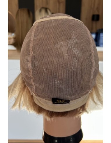 Idalia LRll-Krótka peruka z włosów naturalnych  S/M z grzywką