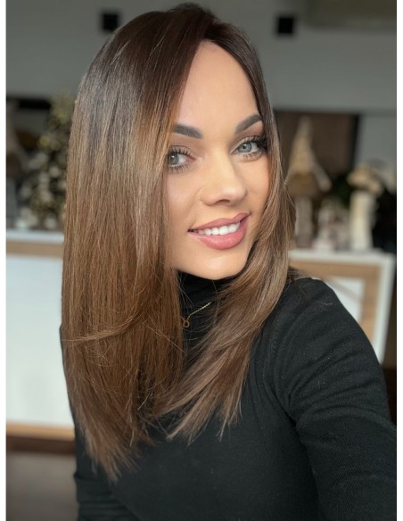 "TERESA 40-45 CM" TOPPER Z WŁOSÓW NATURALNYCH