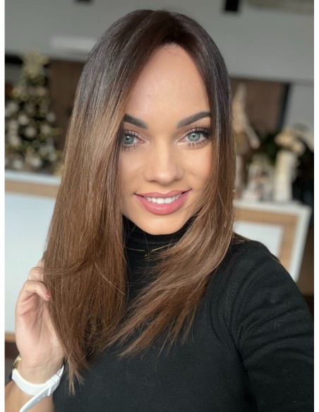 "TERESA 40-45 CM" TOPPER Z WŁOSÓW NATURALNYCH