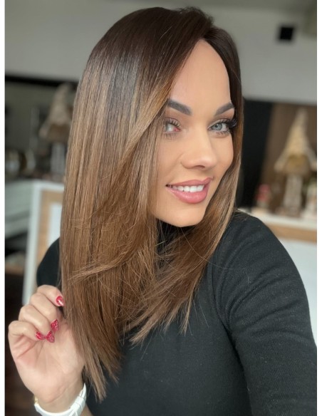 "TERESA 40-45 CM" TOPPER Z WŁOSÓW NATURALNYCH