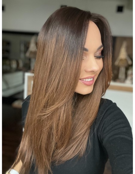 "TERESA 45-50 CM" TOPPER Z WŁOSÓW NATURALNYCH