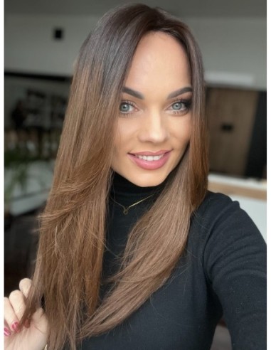 "TERESA 45-50 CM" TOPPER Z WŁOSÓW NATURALNYCH