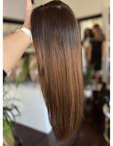 "TERESA 45-50 CM" TOPPER Z WŁOSÓW NATURALNYCH