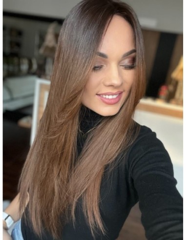 "TERESA 55-60 CM" TOPPER Z WŁOSÓW NATURALNYCH