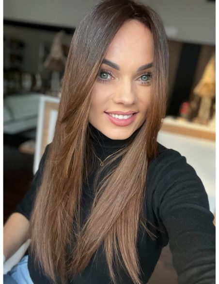 "TERESA 55-60 CM" TOPPER Z WŁOSÓW NATURALNYCH