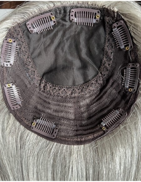 "KALINA 35-40 CM"TOPPER Z WŁOSÓW NATURALNYCH  BAZA 17x17