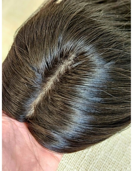 "INA 40" TOPPER Z WŁOSÓW NATURALNYCH VIRGIN