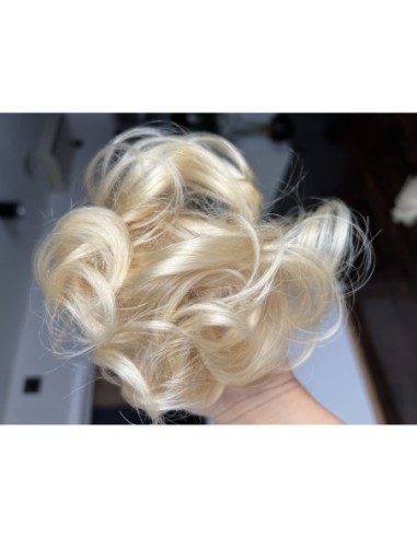 Gumka z włosów naturalnych blond K60