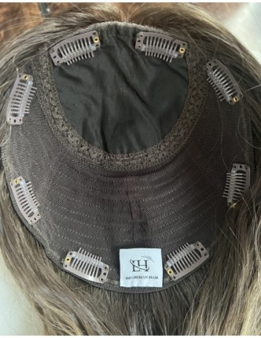 GABI 50 CM-TOPPER Z WŁOSÓW NATURALNYCH FALOWANYCH-PREMIUM