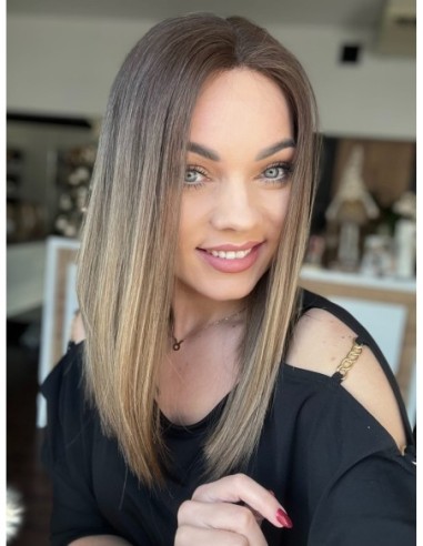"Gabi 40- Peruka z włosów naturalnych  "S" PREMIUM