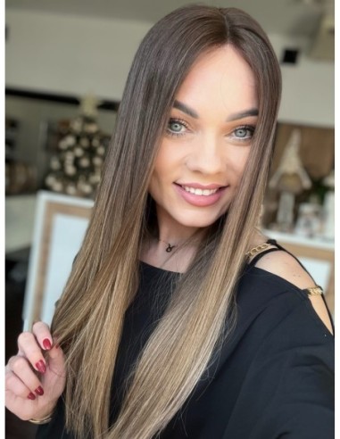 "Gabi 50-55 cm Peruka z włosów naturalnych  "M" PREMIUM