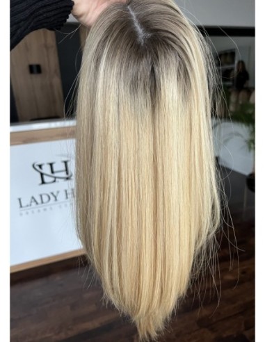 "AIDA 35-40"TOPPER Z WŁOSÓW NATURALNYCH   PREMIUM