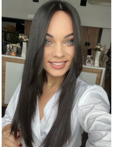 "INA 50 CM PREMIUM VIRGIN" TOPPER Z WŁOSÓW NATURALNYCH