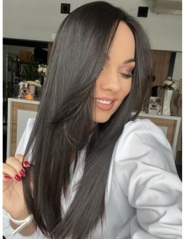 "INA 50 CM PREMIUM VIRGIN" TOPPER Z WŁOSÓW NATURALNYCH