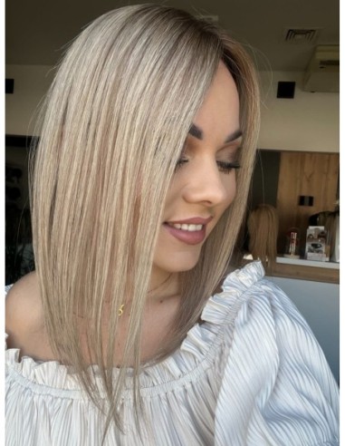 "Lio URll"- Mini topper z włosów naturalnych  35cm