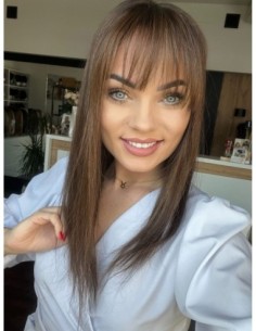 SELENE B10-45CM Z GRZYWKĄ-TOPPER Z WŁOSÓW NATURALNYCH 2