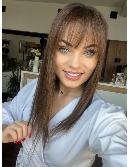 SELENE B10-45CM Z GRZYWKĄ-TOPPER Z WŁOSÓW NATURALNYCH