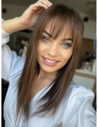 SELENE B10-45CM Z GRZYWKĄ-TOPPER Z WŁOSÓW NATURALNYCH