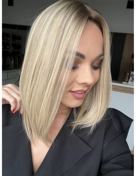 "ANIA  35 CM "-TOPPER Z WŁOSÓW NATURALNYCH  PREMIUM