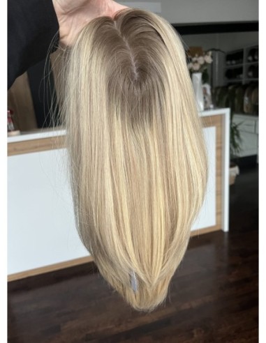 "ANIA  35 CM "-TOPPER Z WŁOSÓW NATURALNYCH  PREMIUM