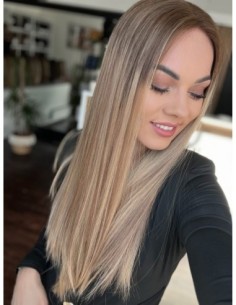 "MILENA 55  "LACE FRONT PERUKA Z WŁOSÓW NATURALNYCH  PREMIUM   "M" 2