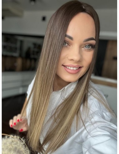 GABI 50-55 CM-TOPPER Z WŁOSÓW NATURALNYCH-PREMIUM