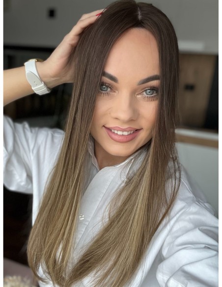 GABI 50-55 CM-TOPPER Z WŁOSÓW NATURALNYCH-PREMIUM