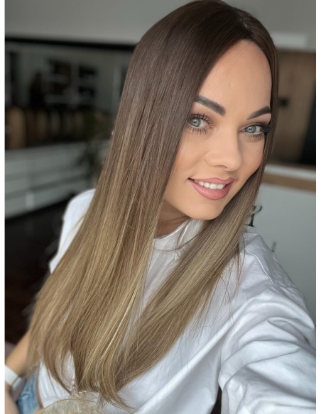 GABI 50-55 CM-TOPPER Z WŁOSÓW NATURALNYCH-PREMIUM