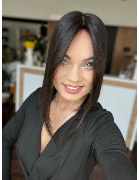 "Lio 1B"- Mini topper z włosów naturalnych 35cm