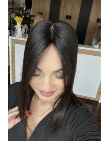 "Lio 1B"- Mini topper z włosów naturalnych 35cm