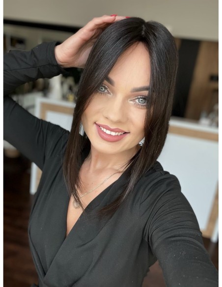 "Lio 1B"- Mini topper z włosów naturalnych 35cm