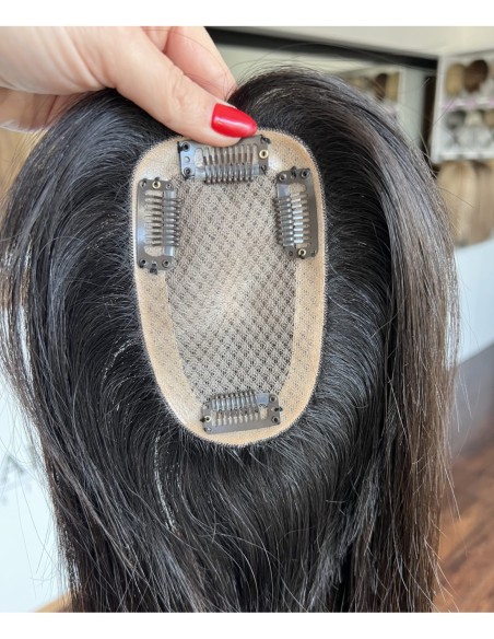 "Lio 1B"- Mini topper z włosów naturalnych 35cm