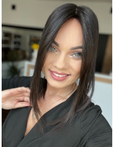 "Lio 1B"- Mini topper z włosów naturalnych 35cm