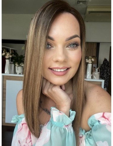 SELENE B8-45CM-TOPPER Z WŁOSÓW NATURALNYCH