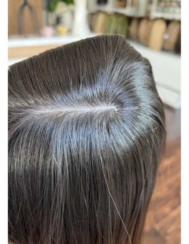 "KASIA  Z GRZYWKĄ 40 CM" TOPPER Z WŁOSÓW NATURALNYCH