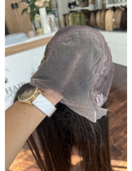 KASIA 50 CM"S"-PERUKA LACE FRONT Z WŁOSÓW NATURALNYCH PREMIUM  VIRGIN