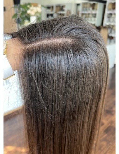 KASIA 50 CM"M"-PERUKA LACE FRONT Z WŁOSÓW NATURALNYCH PREMIUM  VIRGIN