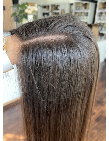 KASIA 50 CM"M"-PERUKA LACE FRONT Z WŁOSÓW NATURALNYCH PREMIUM  VIRGIN