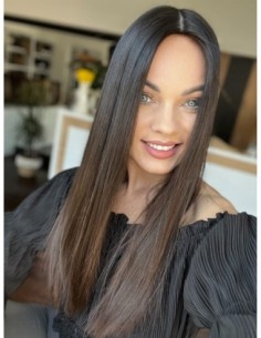 "KASIA  50-55 CM" TOPPER Z WŁOSÓW NATURALNYCH