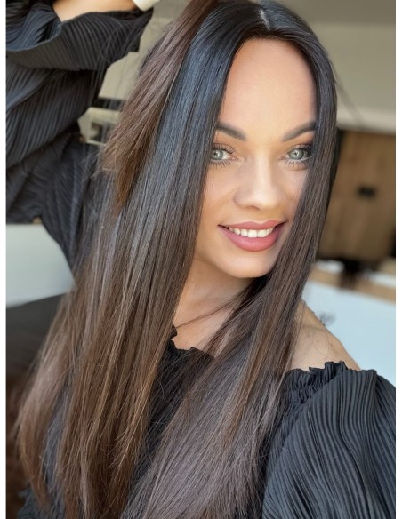 "KASIA  50-55 CM" TOPPER Z WŁOSÓW NATURALNYCH