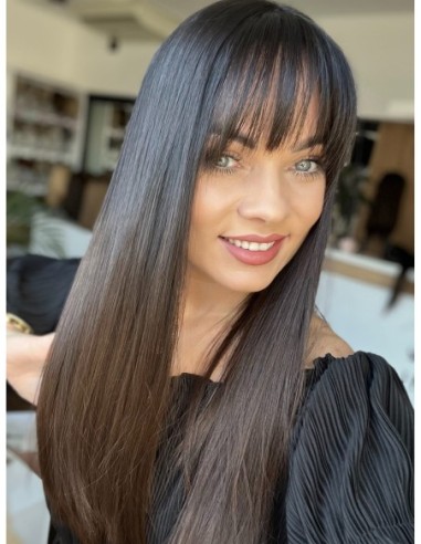 "KASIA  Z GRZYWKĄ 50-55 CM" TOPPER Z WŁOSÓW NATURALNYCH