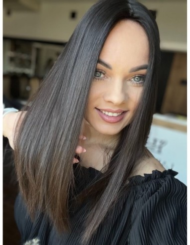 "KASIA 40 CM" TOPPER Z WŁOSÓW NATURALNYCH