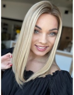 "ANIA 40 CM "S"  "LACE FRONT PERUKA Z WŁOSÓW NATURALNYCH  PREMIUM