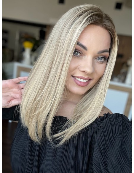 "ANIA 40 CM "S"  "LACE FRONT PERUKA Z WŁOSÓW NATURALNYCH  PREMIUM